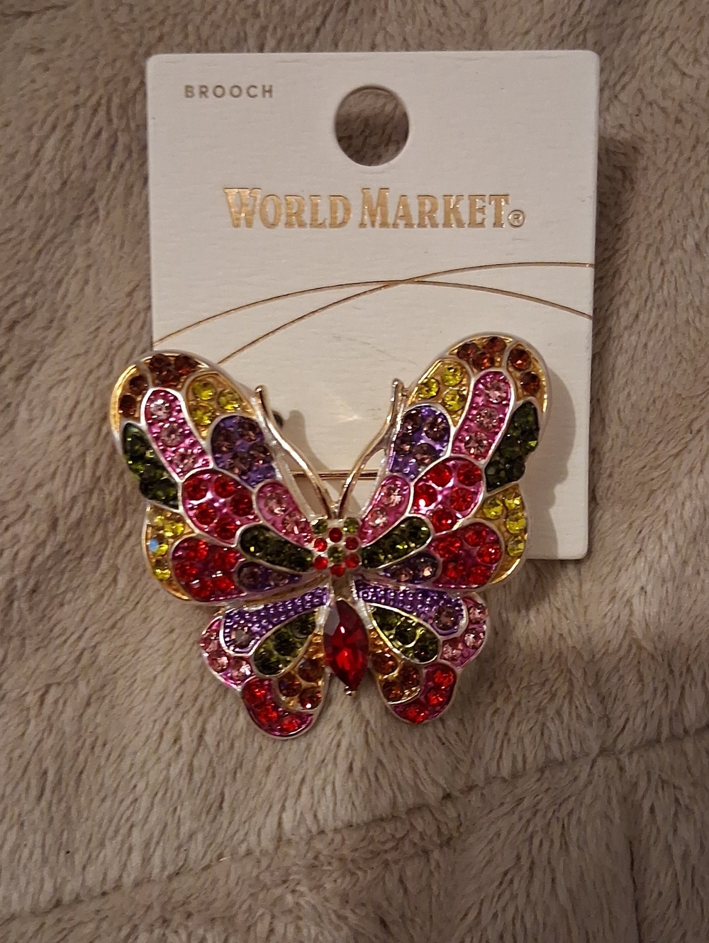 Colorful Butterfly Brooch - Picture 3 of 3